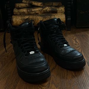black high top air force 1